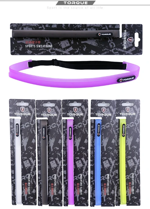 Silicone Sweatband For Fitness Or Sports
